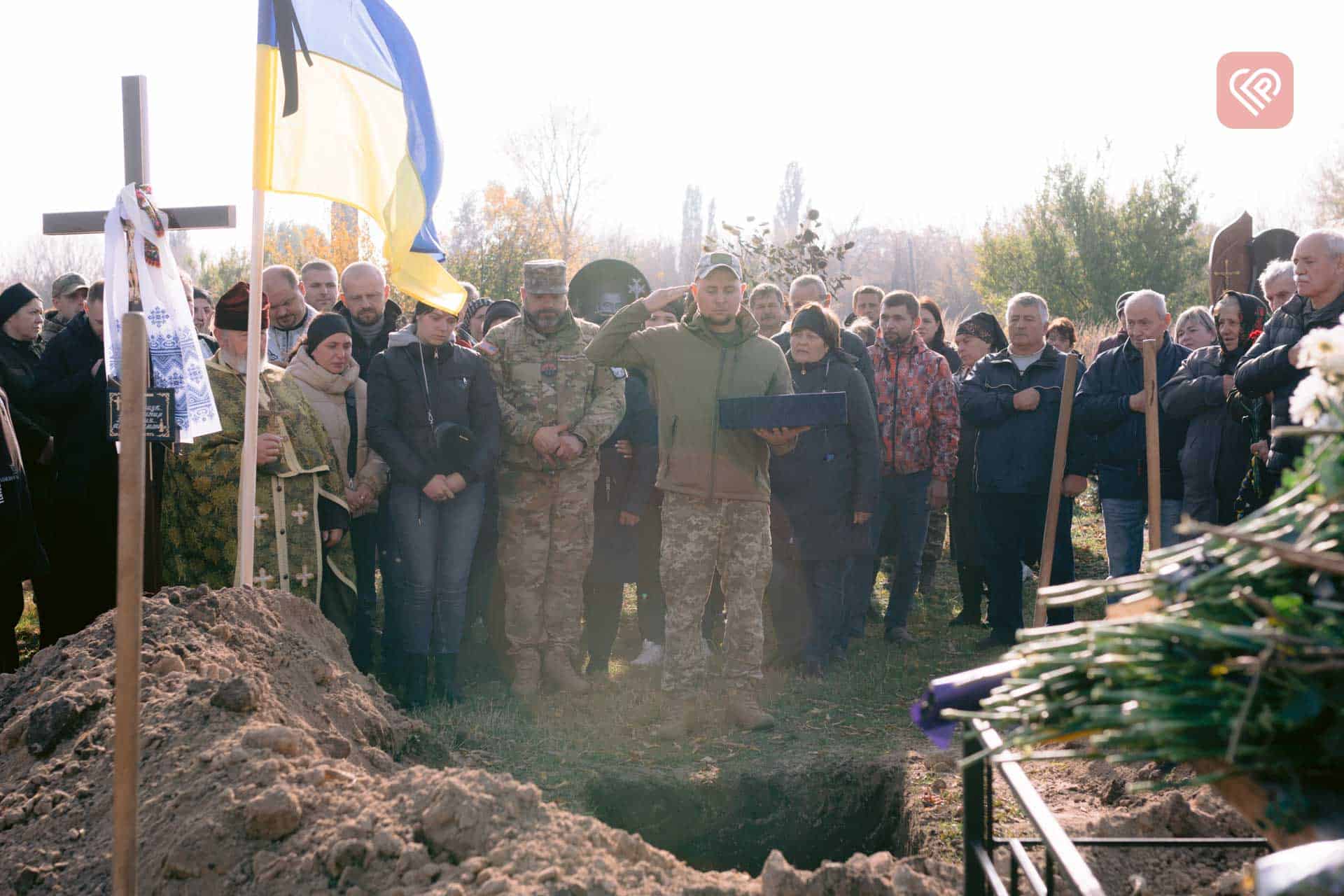 До останнього подиху утримував позиції під Бахмутом: у Переяславі попрощалися з воїном Володимиром Поліщуком